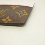 Louis Vuitton Card Case Monogram LV Charm Brown — view 5