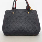 Louis Vuitton Handbag Monogram Empreinte Montaigne BB Marine Rouge 2-Way Bag — view 8