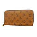 Louis Vuitton Wallet Monogram Reverse Zippy Brown