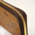 Louis Vuitton Wallet Monogram Reverse Zippy Brown — view 7