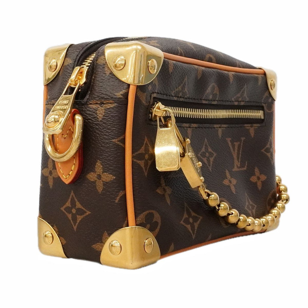 Louis Vuitton Shoulder Bag Monogram Archive Mini Soft Trunk Brown — view 2