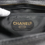 Chanel Handbag Caviar Leather Black Gold — view 5