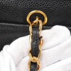 Chanel Handbag Caviar Leather Black Gold — view 8
