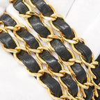 Chanel Shoulder Bag Diana Lambskin Black Gold — view 7