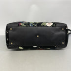 Gucci Tote GG Blooms Bamboo Canvas Black Multicolor Champagne Gold 2-Way — view 3
