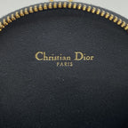 Dior Shoulder Bag Cannage Leather Black Gold — view 5