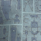 Hermes Shawl Blue Cotton Scarf — view 4