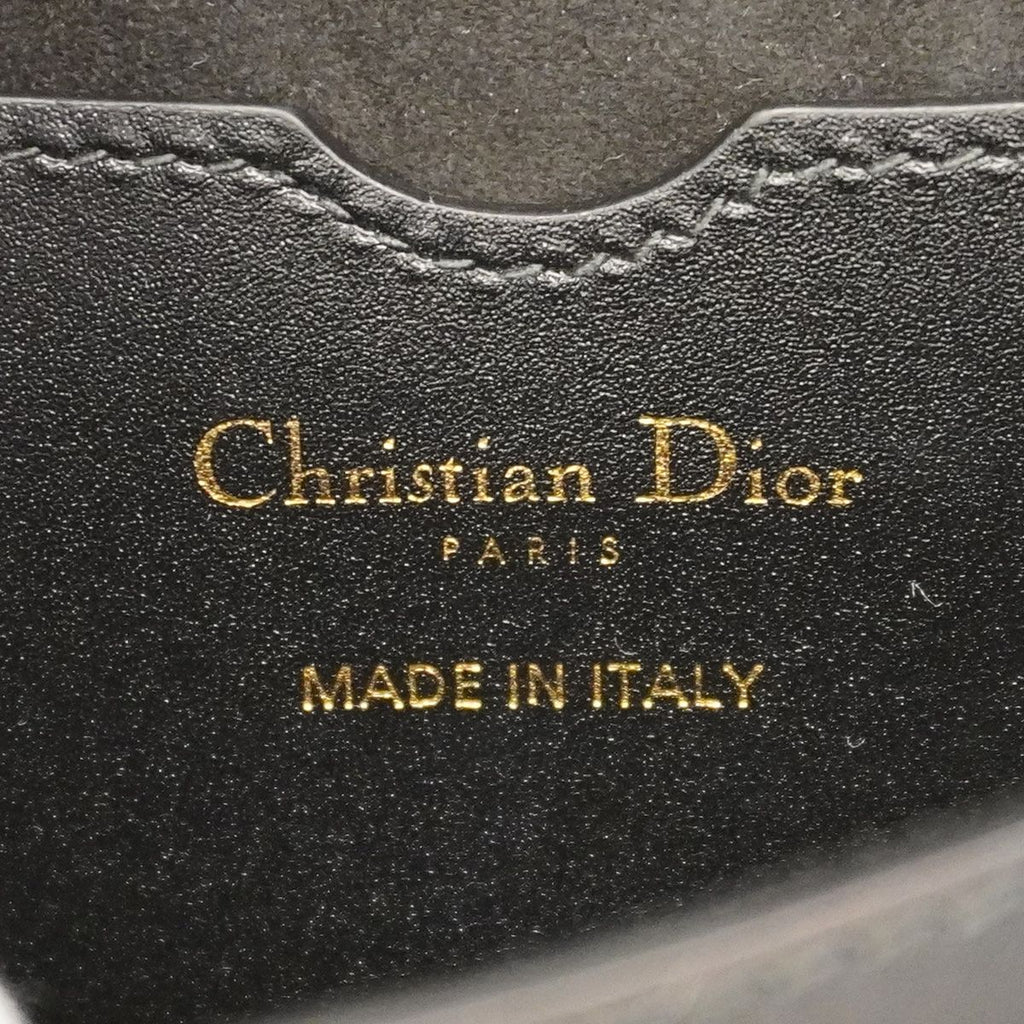 Dior Shoulder Bag Bobbi Leather Black Gold — view 5
