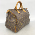 Louis Vuitton Handbag Monogram Speedy 30 Brown — view 2