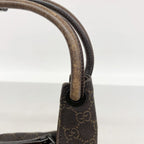Gucci Handbag Denim Brown Silver — view 7