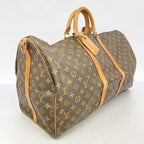 Louis Vuitton Boston Bag Monogram Keepall Bandouliere 55 Brown — view 2