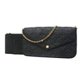 Louis Vuitton Wallet on Chain Monogram Empreinte Pochette Felicie Noir Shoulder