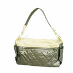 Chanel Shoulder Bag Paris Biarritz Gray Silver