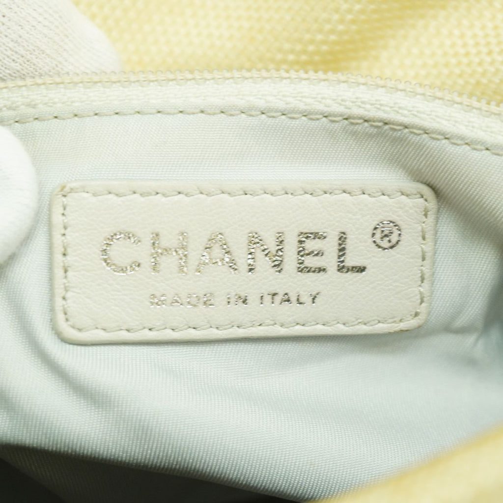 Chanel Shoulder Bag Paris Biarritz Gray Silver — view 5