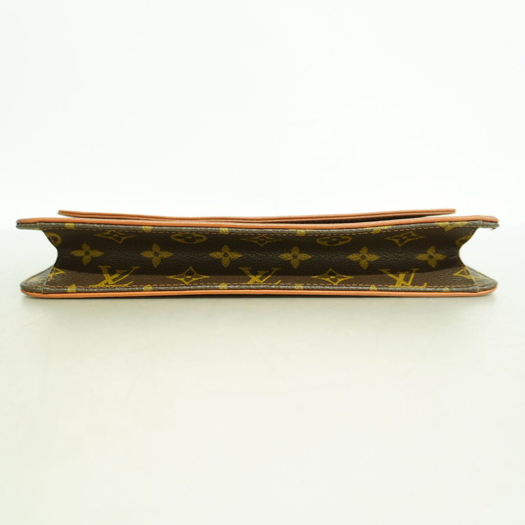 Louis Vuitton Clutch Monogram Pochette Dam PM Brown — view 3