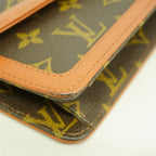 Louis Vuitton Clutch Monogram Pochette Dam PM Brown — view 6