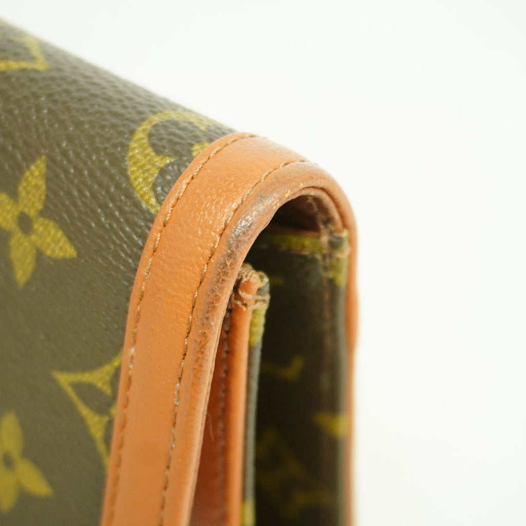Louis Vuitton Clutch Monogram Pochette Dam PM Brown — view 7