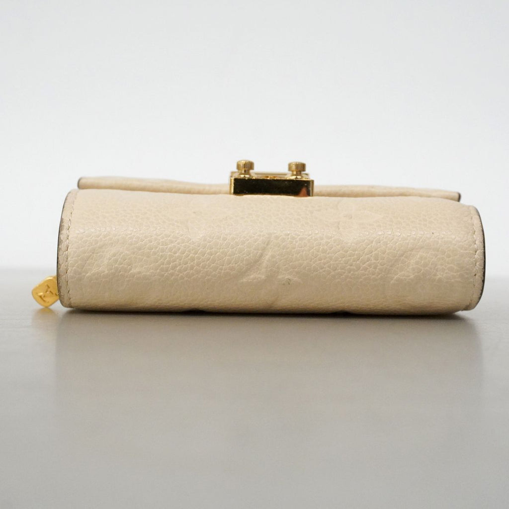 Louis Vuitton Trifold Wallet Monogram Empreinte Portefeuille Metis Compact Cream — view 3