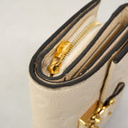 Louis Vuitton Trifold Wallet Monogram Empreinte Portefeuille Metis Compact Cream — view 6