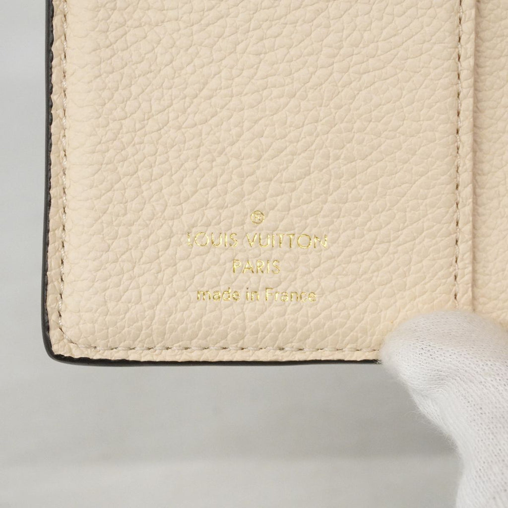Louis Vuitton Trifold Wallet Monogram Empreinte Portefeuille Metis Compact Cream — view 5
