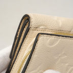 Louis Vuitton Trifold Wallet Monogram Empreinte Portefeuille Metis Compact Cream — view 7