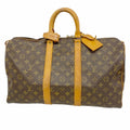 Louis Vuitton Boston Bag Monogram Keepall 45 Brown