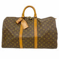 Louis Vuitton Boston Bag Monogram Keepall 50 Brown