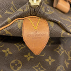 Louis Vuitton Boston Bag Monogram Keepall 50 Brown — view 5
