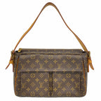 Louis Vuitton Shoulder Bag Monogram Viva-Cite GM Brown