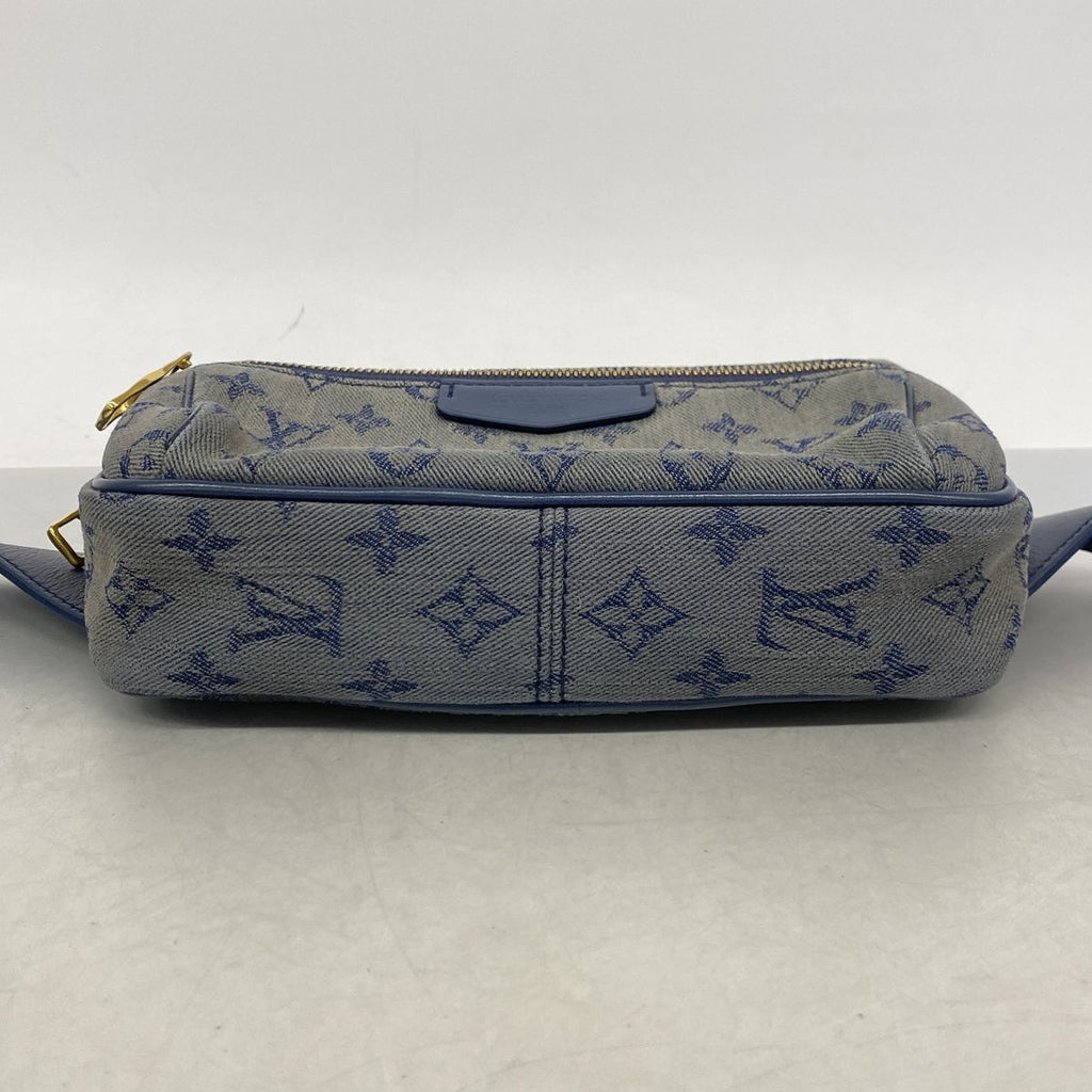 Louis Vuitton Belt Bag Monogram Denim Outdoor Navy — view 3