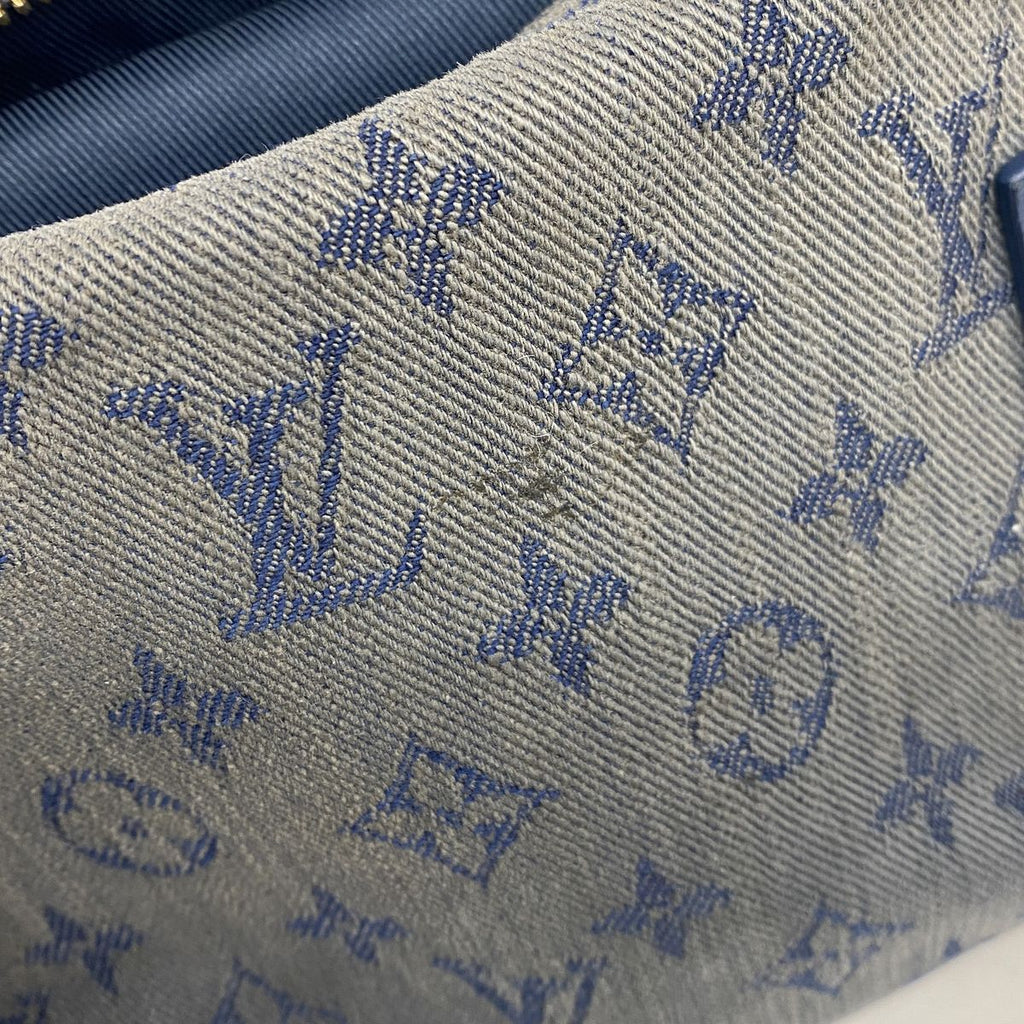 Louis Vuitton Belt Bag Monogram Denim Outdoor Navy — view 8