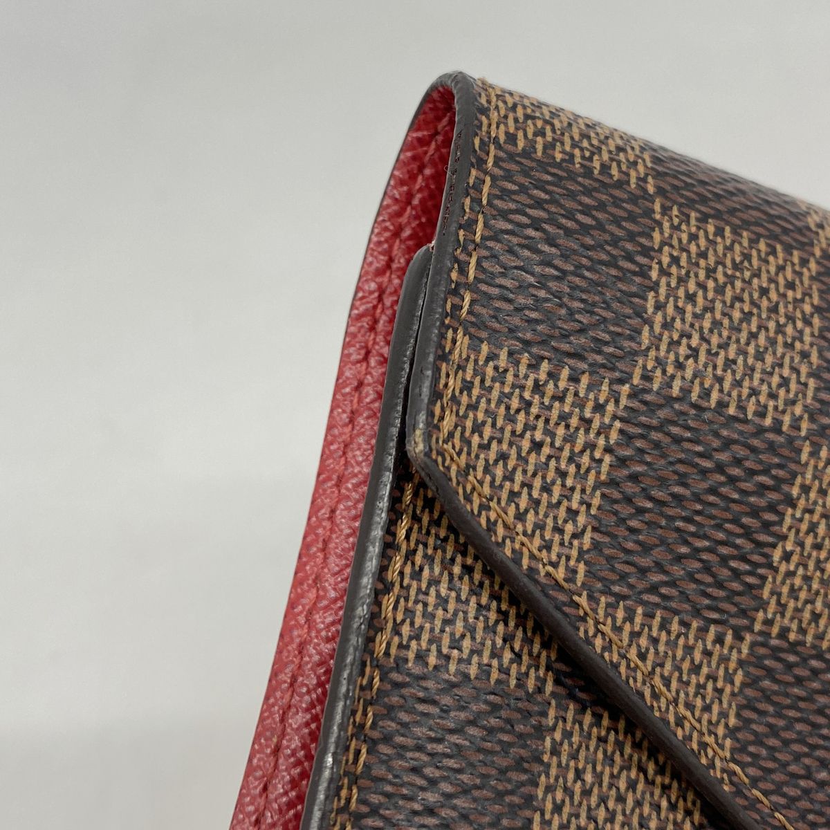 Louis Vuitton Trifold Wallet Damier Portefeuille Victorine Ebene — view 7