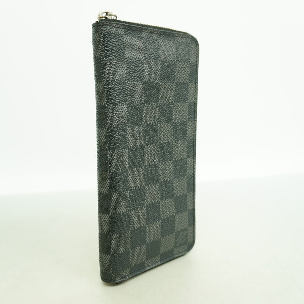 Louis Vuitton Wallet Damier Graphite Zippy Vertical Black Gray — view 2