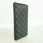 Louis Vuitton Wallet Damier Graphite Zippy Vertical Black Gray — view 2