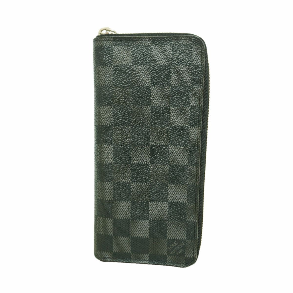 Louis Vuitton Wallet Damier Graphite Zippy Vertical Black Gray