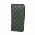 Louis Vuitton Wallet Damier Graphite Zippy Vertical Black Gray