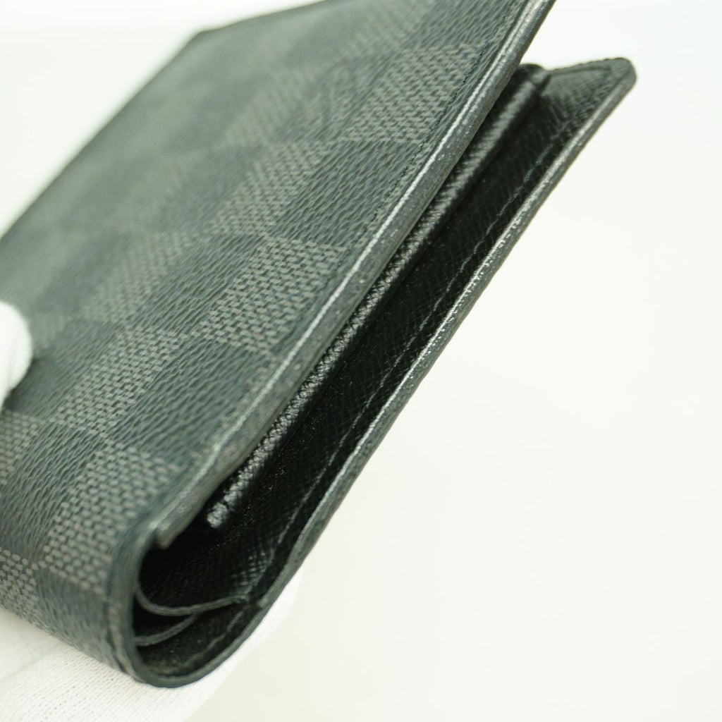 Louis Vuitton Wallet Damier Graphite Portefeuille Marco Black Gray — view 5