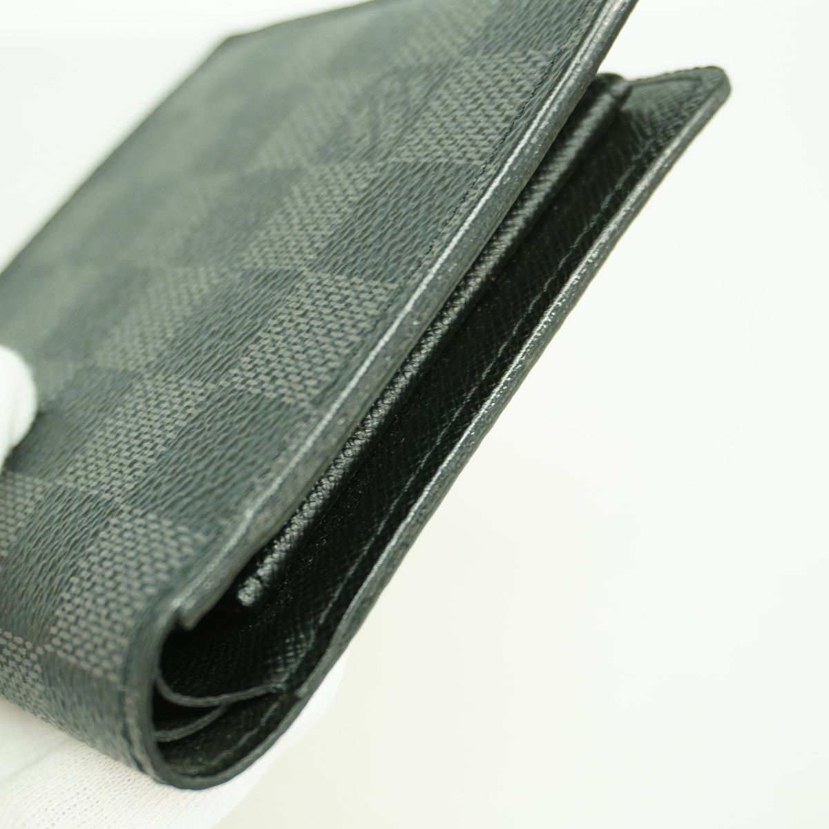 Louis Vuitton Wallet Damier Graphite Portefeuille Marco Black Gray — view 5