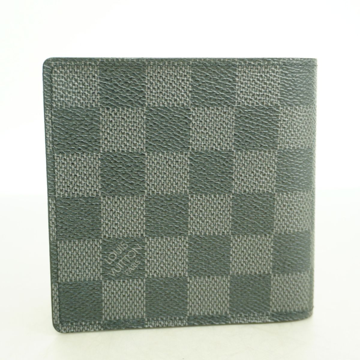 Louis Vuitton Wallet Damier Graphite Portefeuille Marco Black Gray — view 8