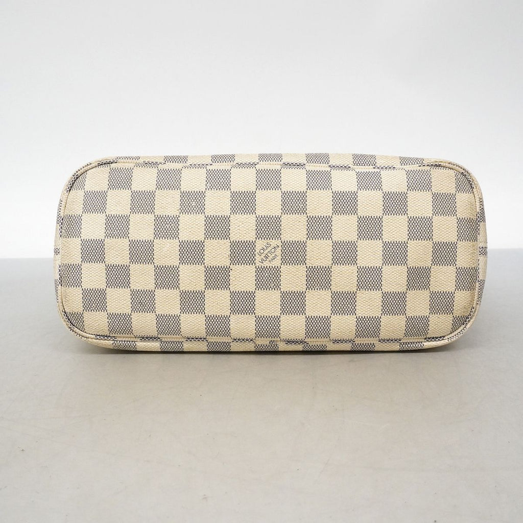 Louis Vuitton Tote Damier Azur Neverfull PM White — view 3