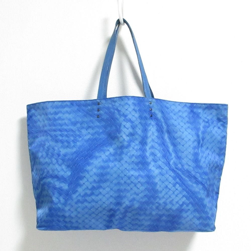 Bottega Veneta Intreccio Illusion Tote Blue — view 2