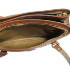 Celine Macadam Leather Tote Beige Brown — view 7