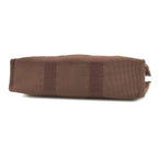 Hermes Tote Her Line MM Canvas Brown Silver — view 3