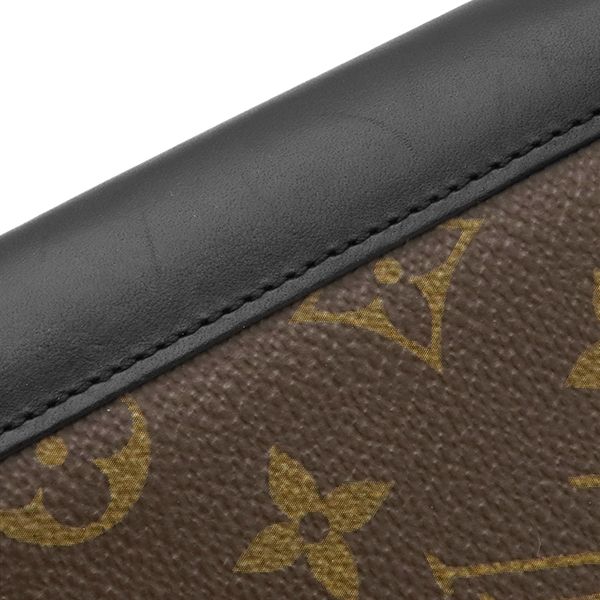 Louis Vuitton Wallet Portefeuille Brazza Monogram Macassar Silver Brown Black — view 5