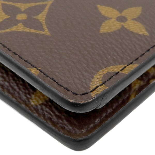 Louis Vuitton Wallet Portefeuille Brazza Monogram Macassar Silver Brown Black — view 4