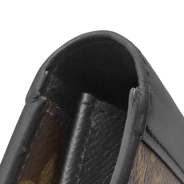 Louis Vuitton Wallet Portefeuille Brazza Monogram Macassar Silver Brown Black — view 6