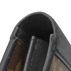 Louis Vuitton Wallet Portefeuille Brazza Monogram Macassar Silver Brown Black — view 6