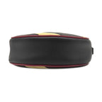 Gucci Shoulder Bag GG Marmont Round Leather Black Beige Red Gold Chain — view 3