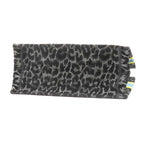 Dior Tote Book Medium Velour Black Yellow Blue Leopard Print — view 3
