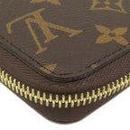Louis Vuitton Wallet Zippy Monogram Canvas Gold Brown Zip Around — view 4